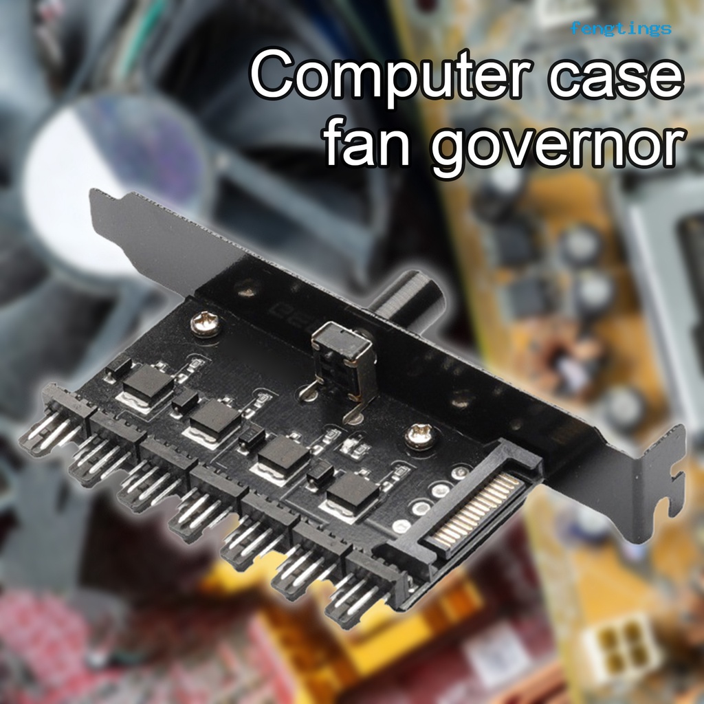 Bo Mạch Chủ Điều Khiển Tốc Độ Quạt Tản Nhiệt SATA 4Pin Dễ Lắp Đặt Cho Máy Tính Để Bàn