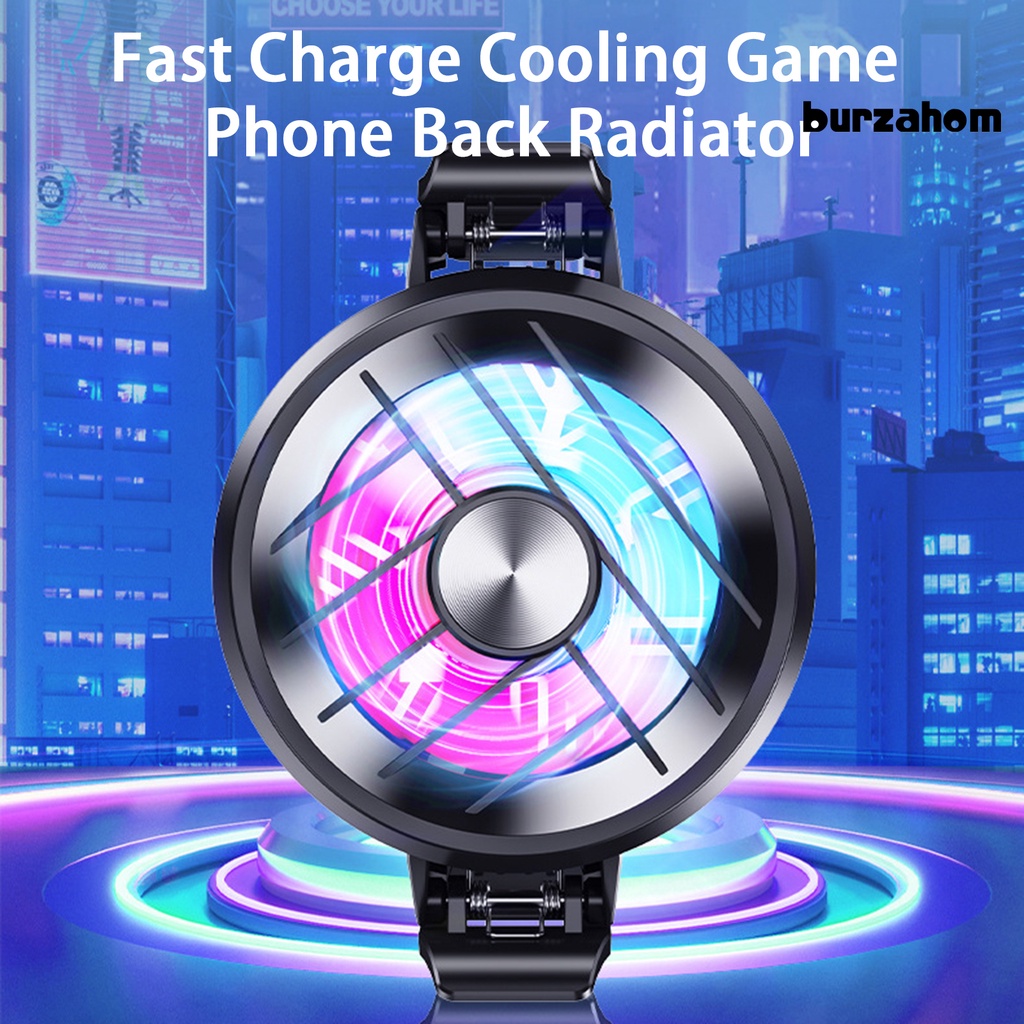 Quạt Tản Nhiệt Hiệu Ứng Đèn RGB 2 Trong Một GT30 Cho Điện Thoại