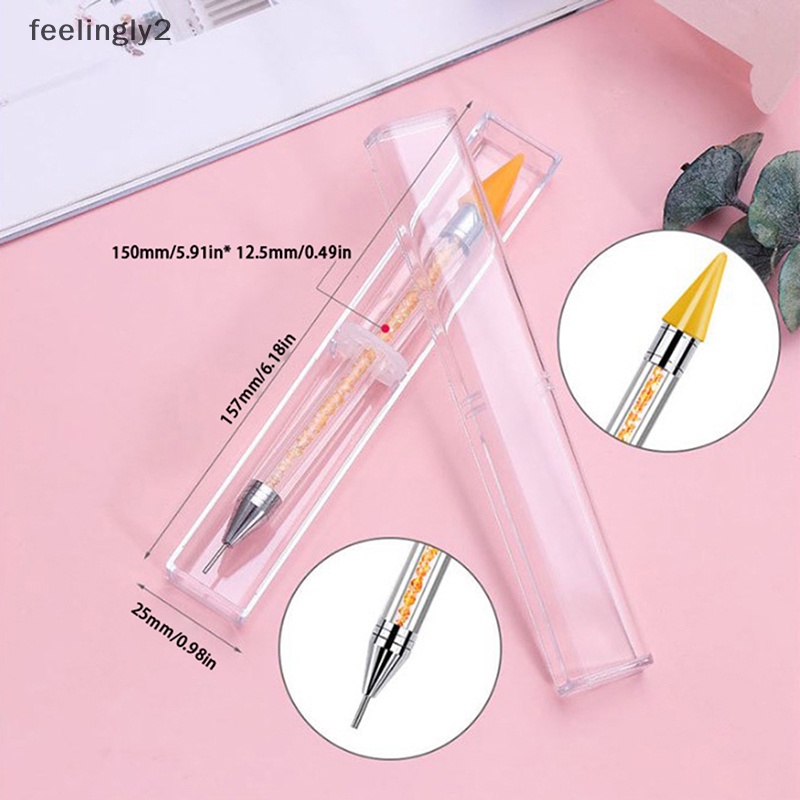 1 Cây Bút Hai Đầu Đính Đá Trang Trí Móng Tay Nghệ Thuật