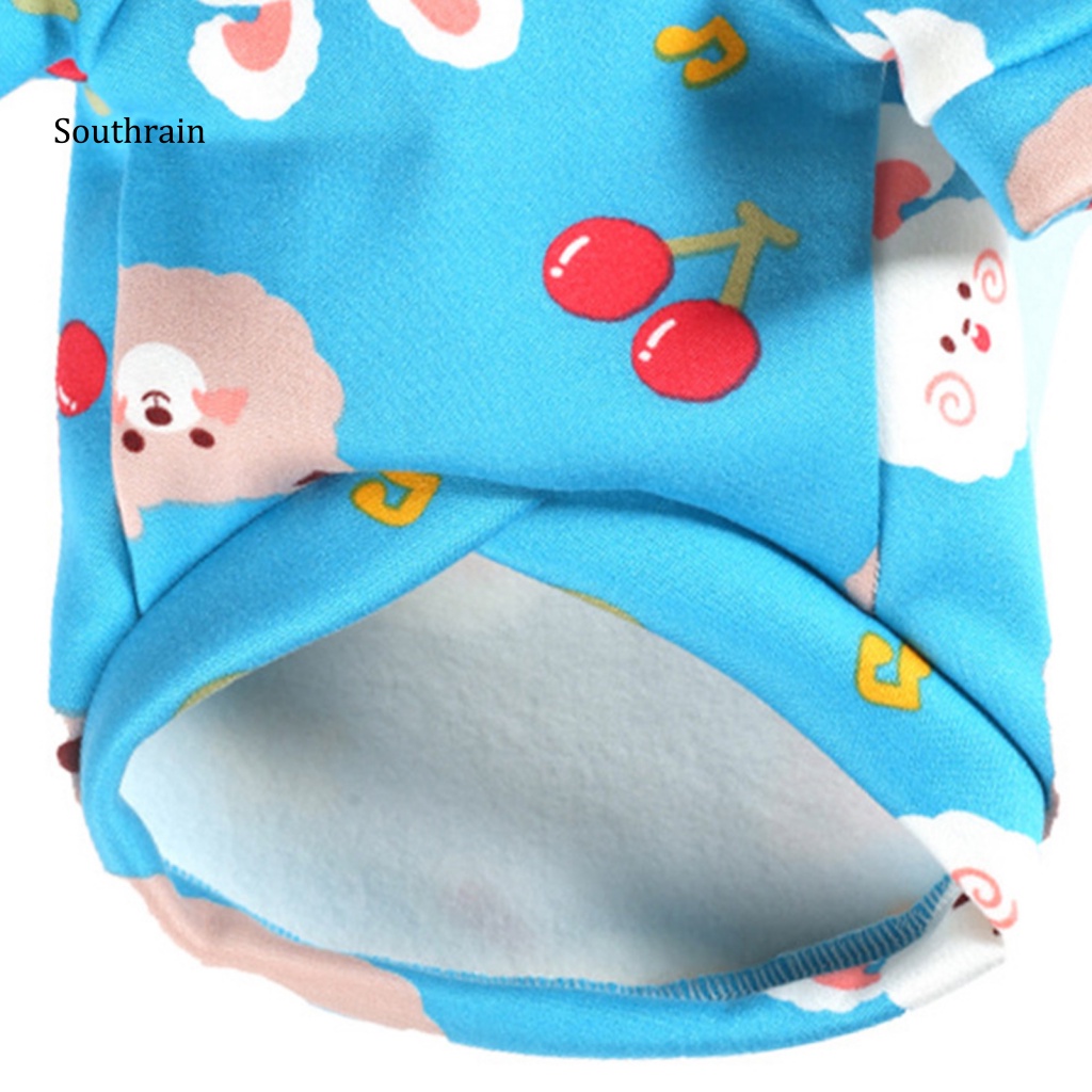 Áo Sweater Họa Tiết Động Vật Hoạt Hình Hai Tầng Thời Trang Cho Thú Cưng
