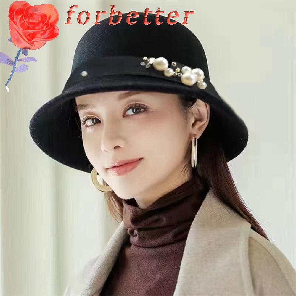 Mũ Fedora Vành Rộng Mềm Mại Màu Trơn Phong Cách Hàn Quốc Thời Trang Mùa Thu Cho Nữ