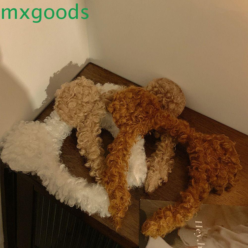 Băng Đô Cài Tóc Tai Gấu Bằng Lông Nhung Thời Trang Hàn Quốc Chống Trượt Rửa Mặt Dành Cho Trẻ Em