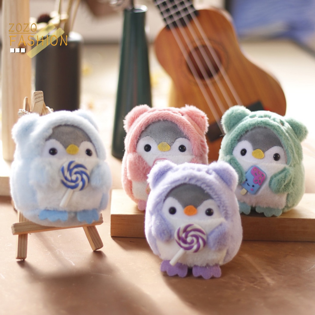 Móc Chìa Khóa Hình Thú Nhồi Bông Dễ Thương Bắt Mắt