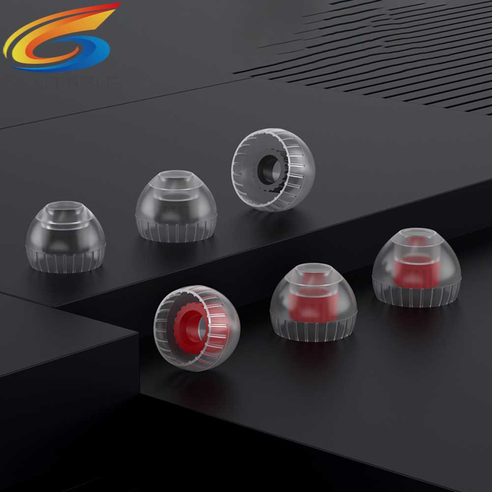 Set 3 Cặp Nút Bọc Bảo Vệ Tai Nghe Nhét Tai Bằng Silicon Tiện Dụng