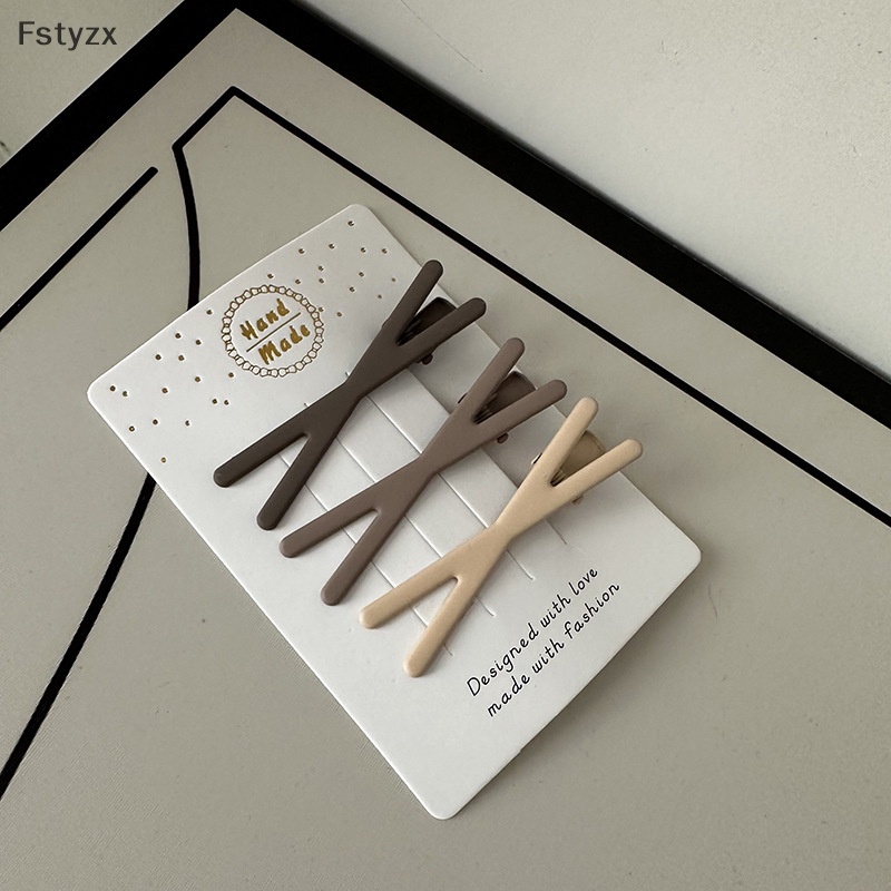 Set 3 / 4 Kẹp Tóc Bằng Hợp Kim Phong Cách Vintage Dành Cho Nữ
