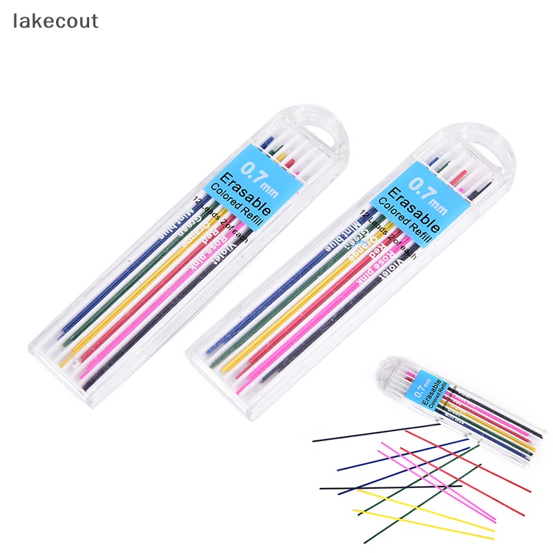 1 Hộp Ruột Bút Chì Bấm 0.7mm Thay Thế