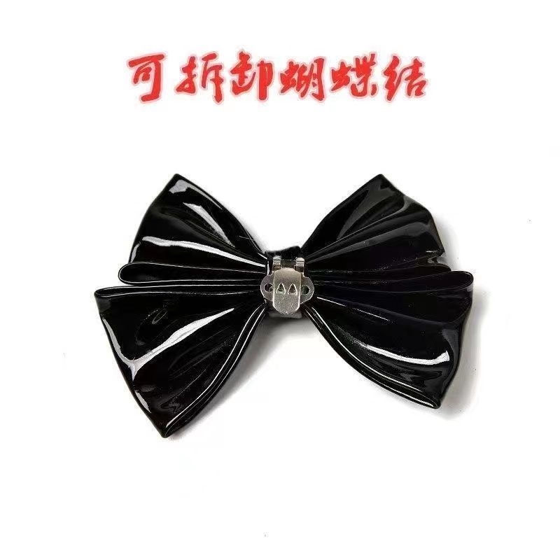 Giày Búp Bê Da Đế Dày Đính Nơ Phong Cách Lolita Nhật Bản