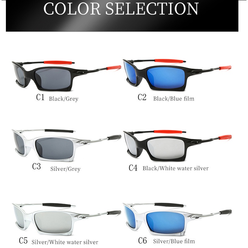 Kính Mát Vuông Chống Tia UV400 Thời Trang Dành Cho Nam