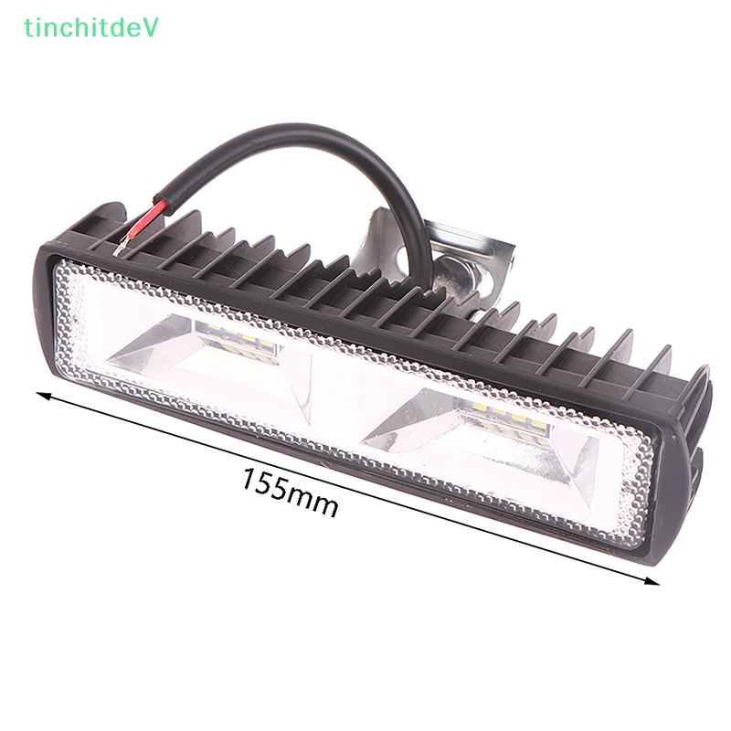 Đèn Pha LED 16 Bóng 48W 9-36V Chuyên Dụng Cho Xe Hơi / Xe Tải / Tàu Thuyền