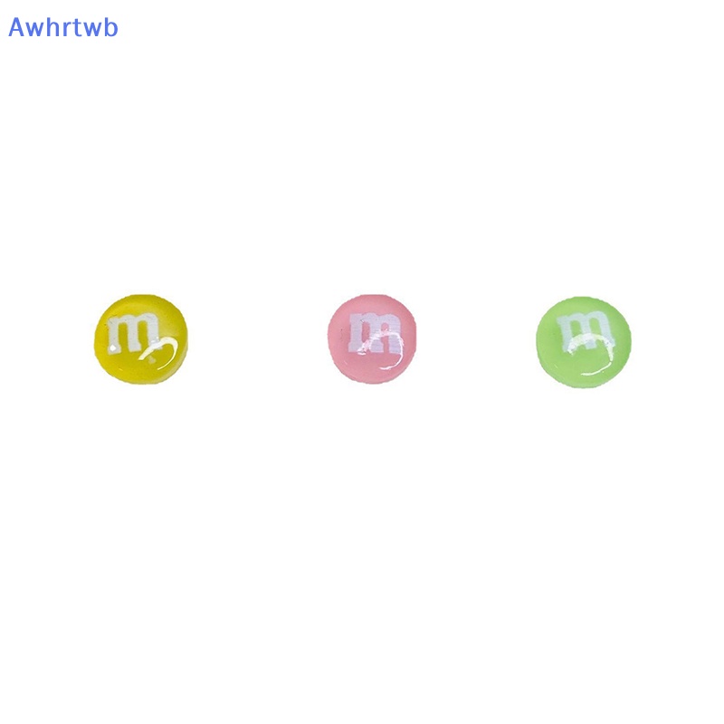 Bộ 5 Hạt Đậu Sô Cô La Mini Bằng Nhựa Resin Phát Quang Trang Trí Xe Hơi Mới