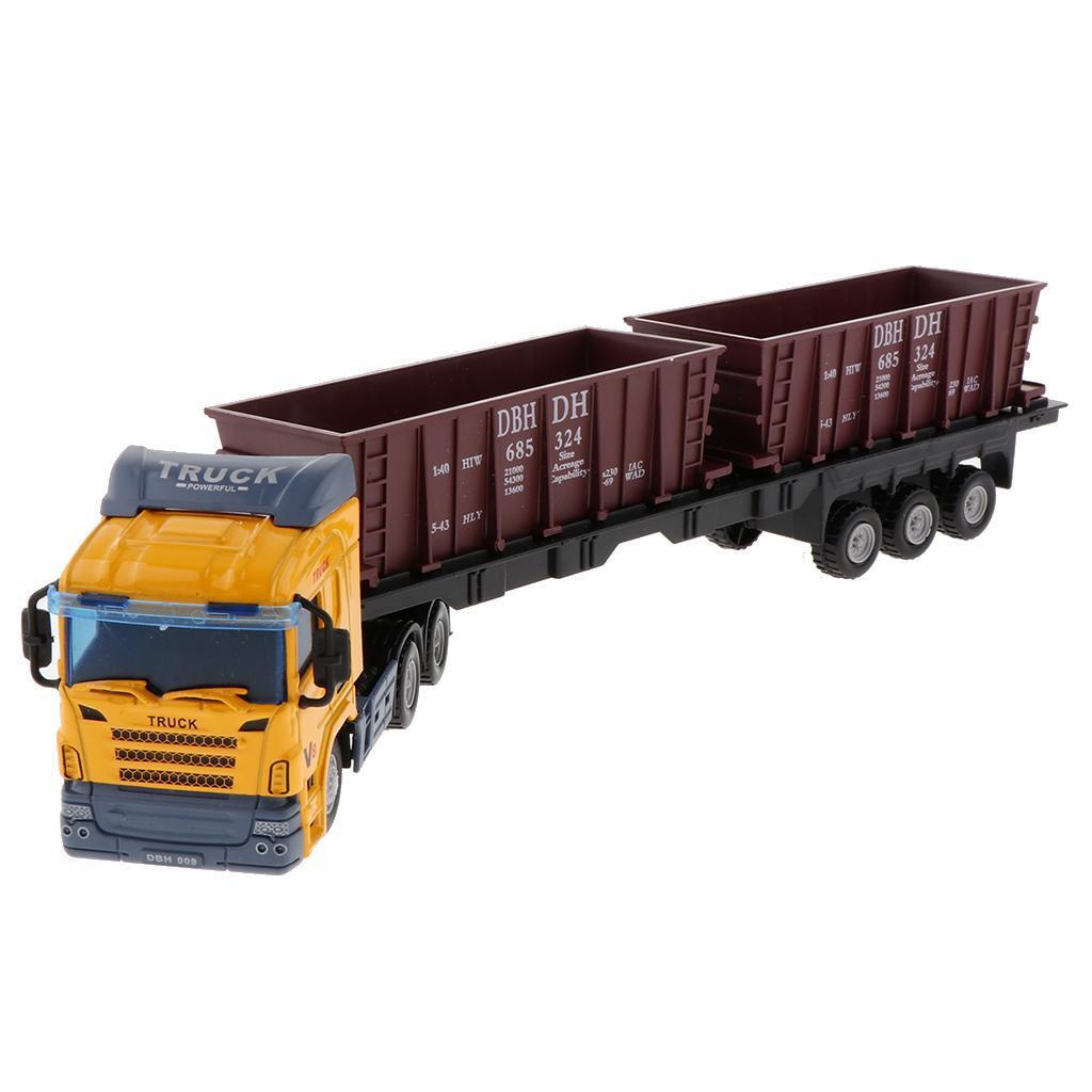 Đồ Chơi Xe Tải Màu Vàng Với Tỷ Lệ 1: 48