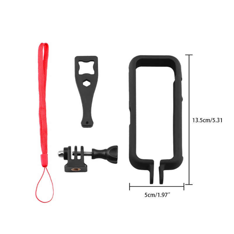 Ốp Điện Thoại Khung Mở Rộng Bảo Vệ Có Vít Ngắn Và Dây Đeo Cổ Tay Vô Hình Cho Inst