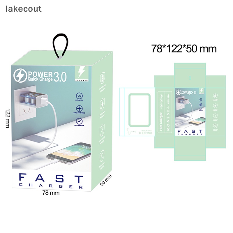 Cốc Sạc Nhanh 65W USB C Cho iPhone Xiaomi 12 Samsung Huawei USB QC 3.0