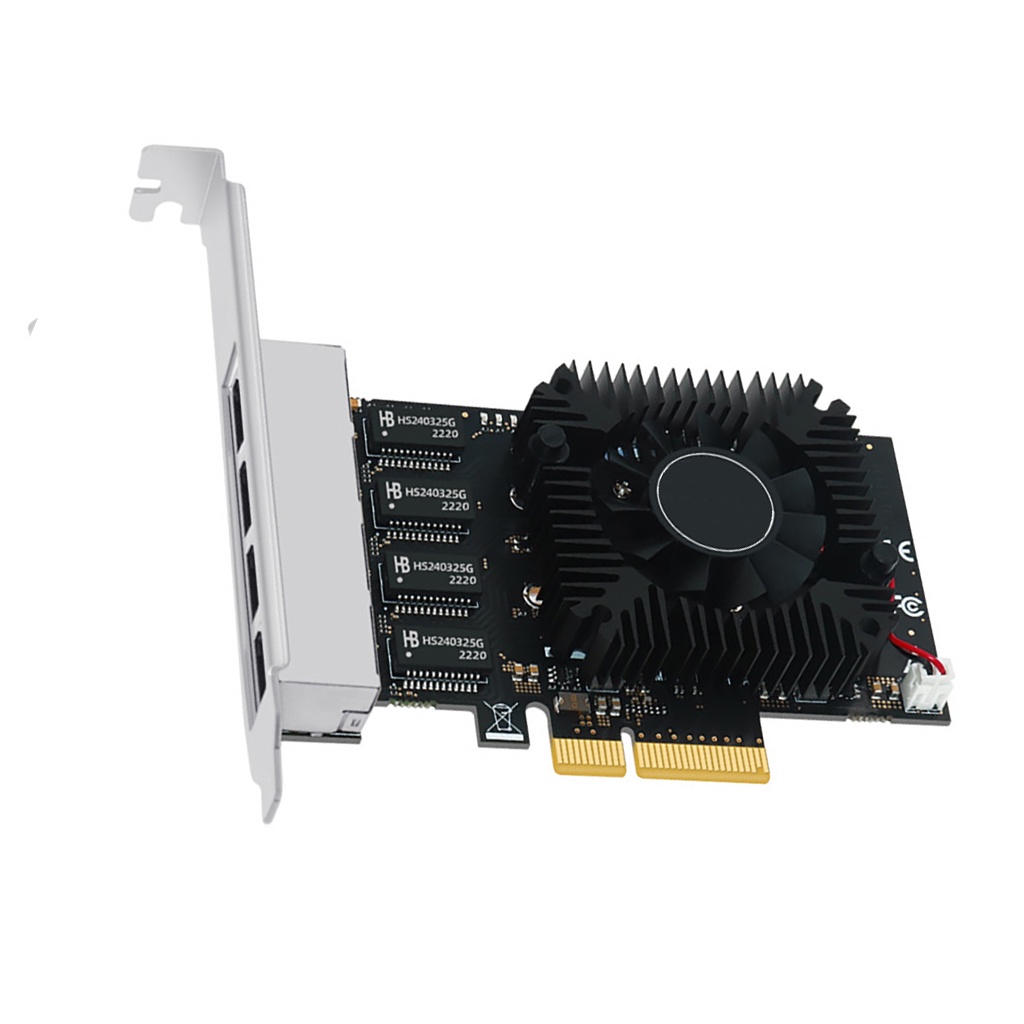 Card Mạng XT-XINTE 4 Cổng RJ45 RTL8245F Gigabit Ethernet PCI-E 2.5Gbps LAN Cho Máy Tính Để Bàn | BigBuy360 - bigbuy360.vn