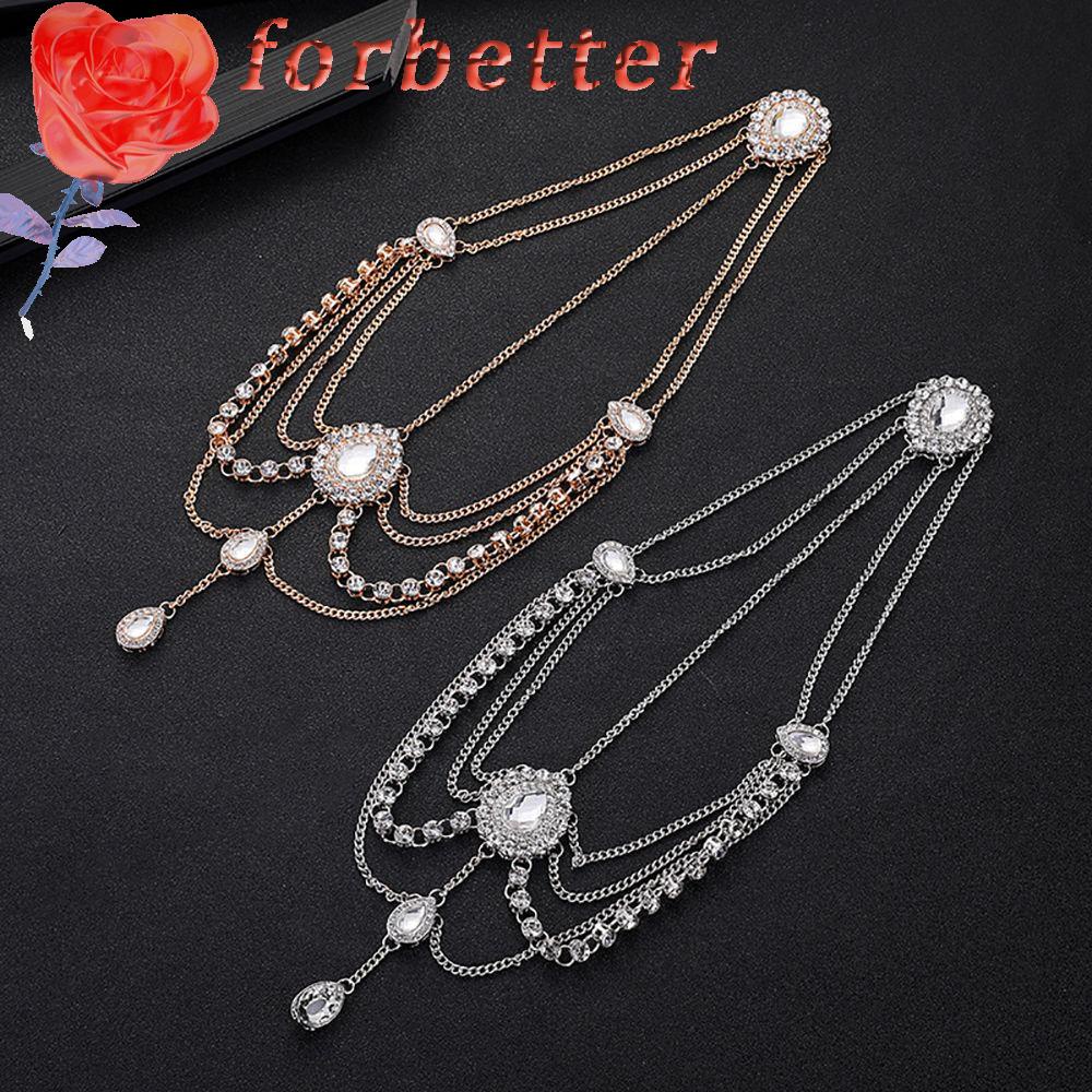 Băng Đô Dây Xích Phong Cách Bohemia Tinh Tế Cho Cô Dâu