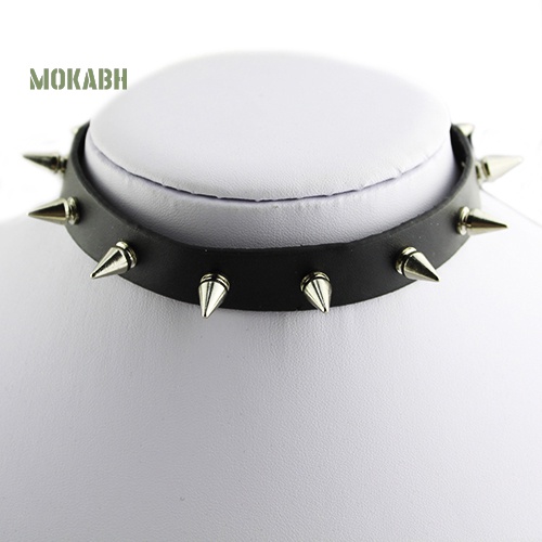 (Hot) Vòng Cổ Unisex Giả Da ĐíNh Đinh Cá TíNh