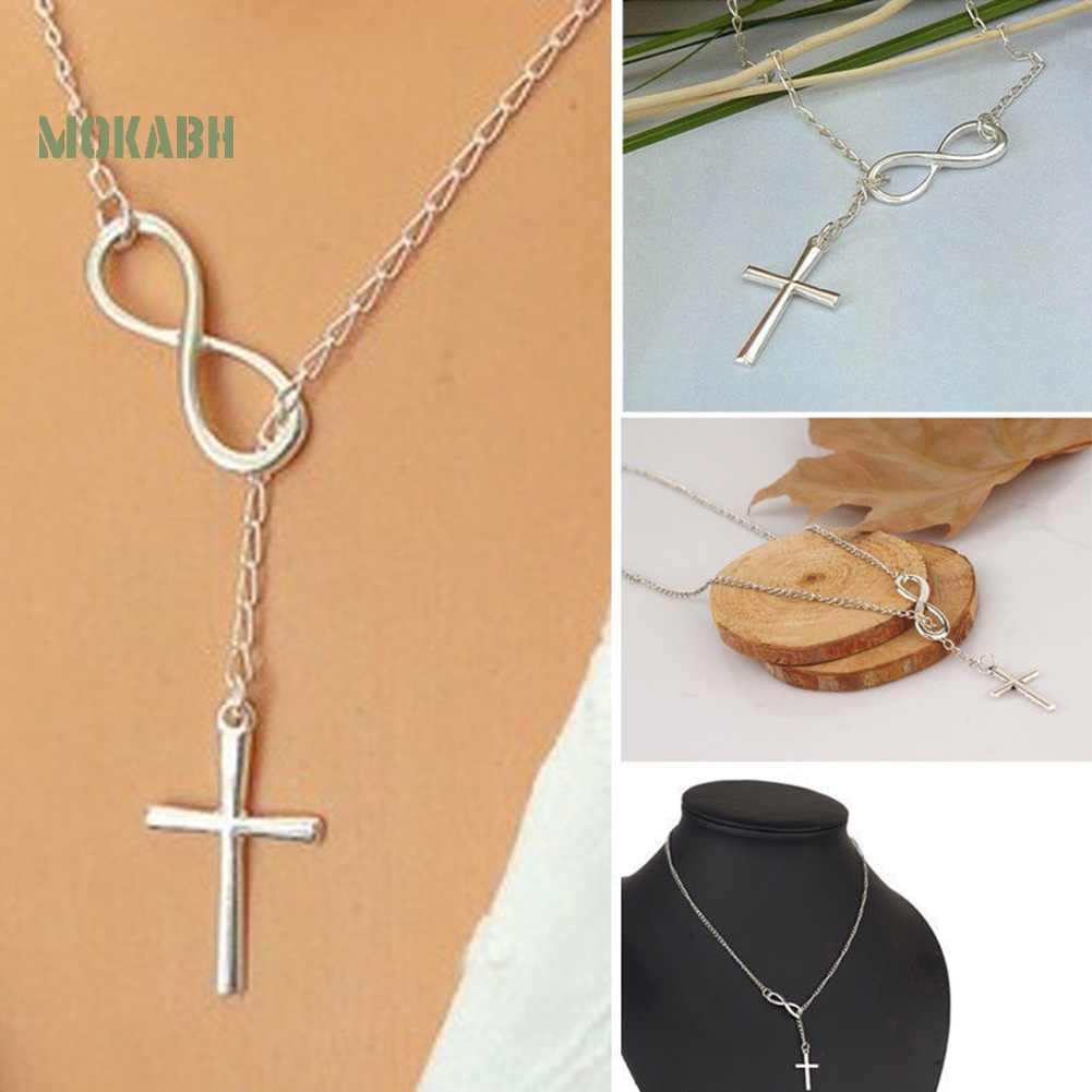 Vòng cổ HợP Kim HìNh Chữ ThậP ThờI Trang