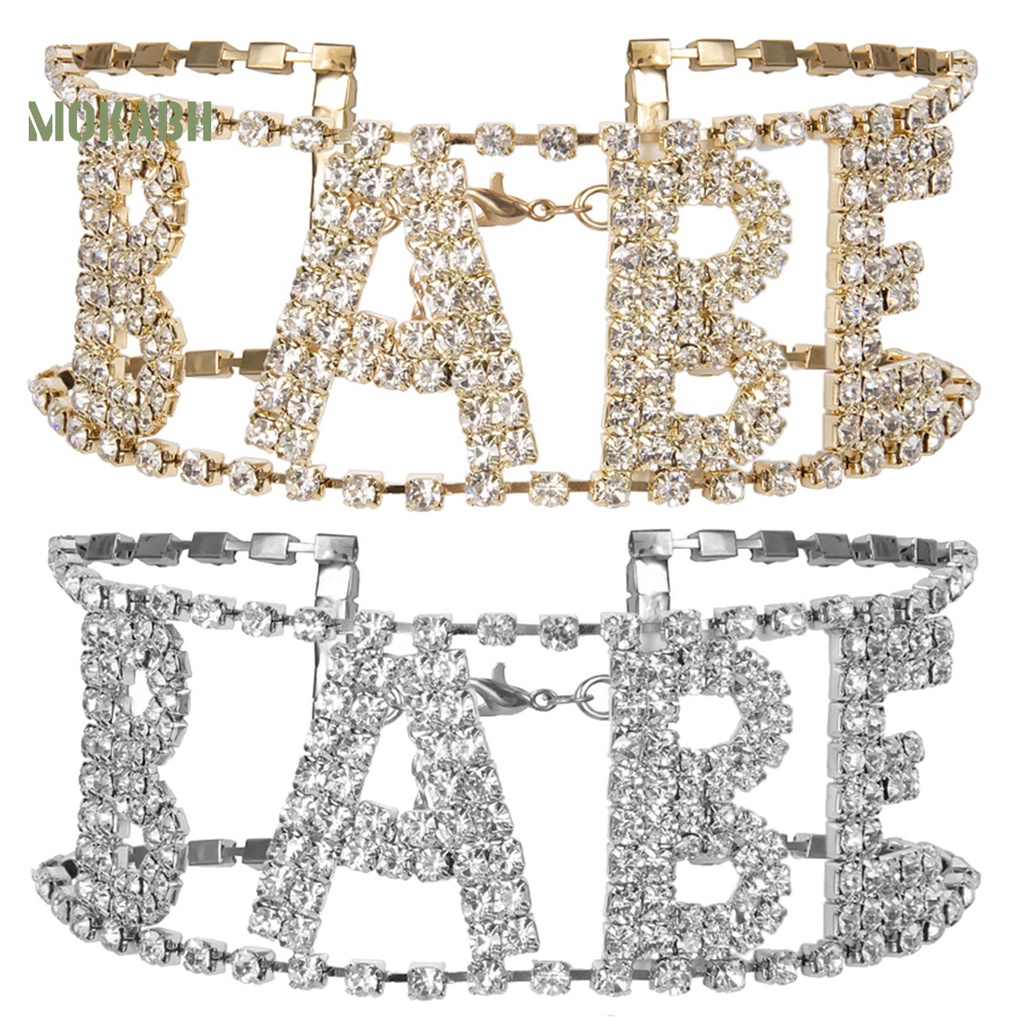 Vòng Cổ Đính Đá Khối Lấp Lánh Không Phai Màu Thời Trang Cho Nữ