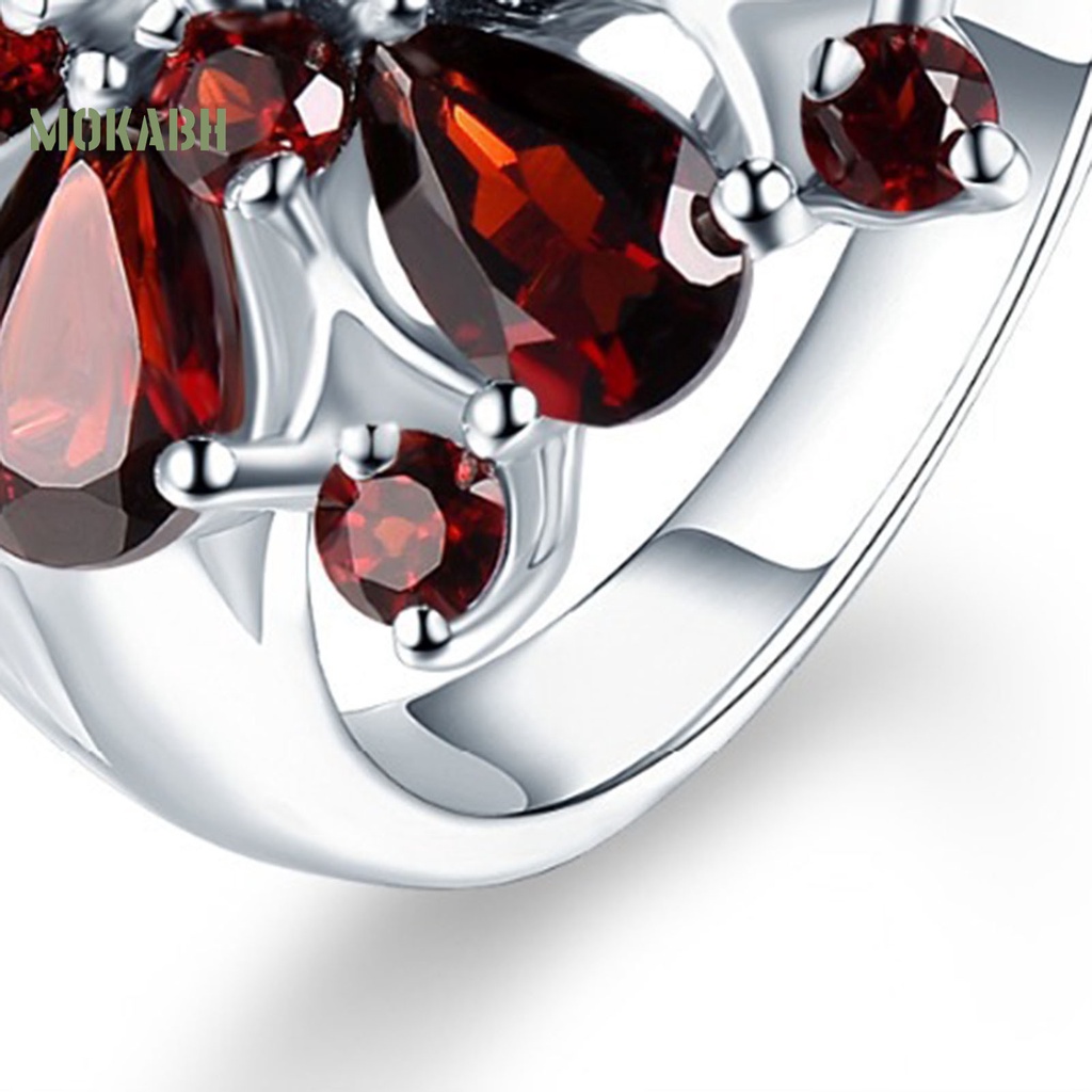 Nhẫn Hình Bông Hoa Không Phai Màu Thiết Kế Tinh Tế Thời Trang Cho Nữ