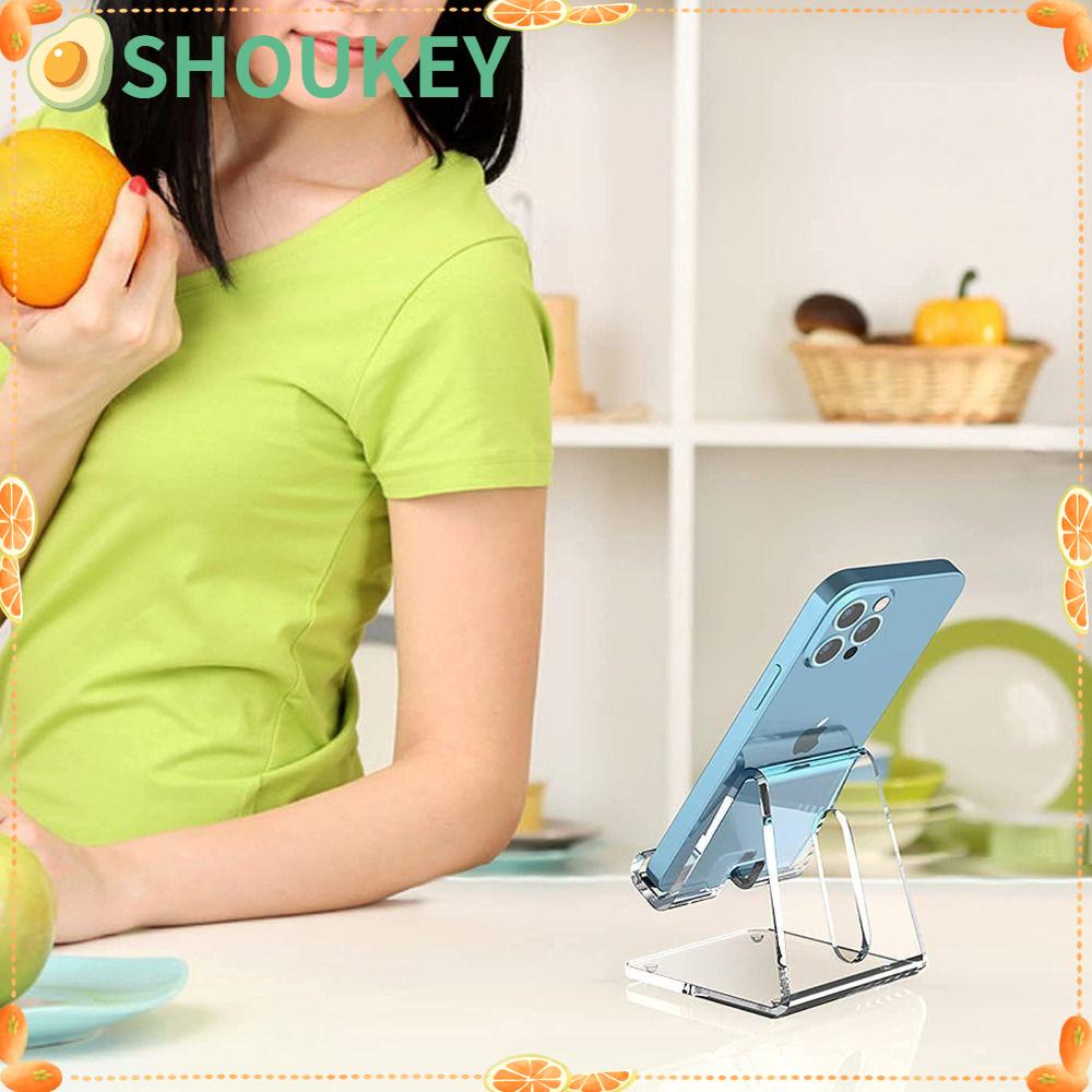 Giá Đỡ Điện Thoại Bằng Acrylic Chống Trượt Tùy Chỉnh Tiện Dụng