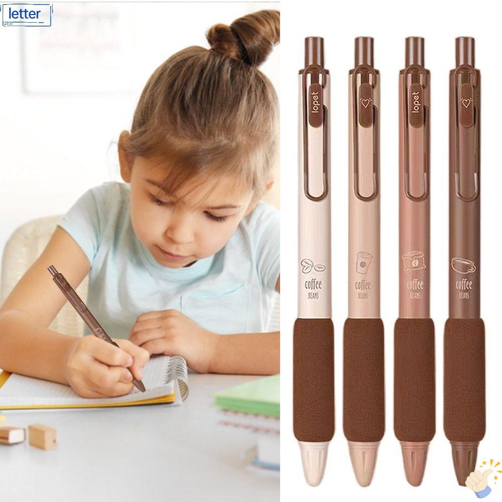 Set 4 Bút Bi Mực Đen Ngòi 0.5mm