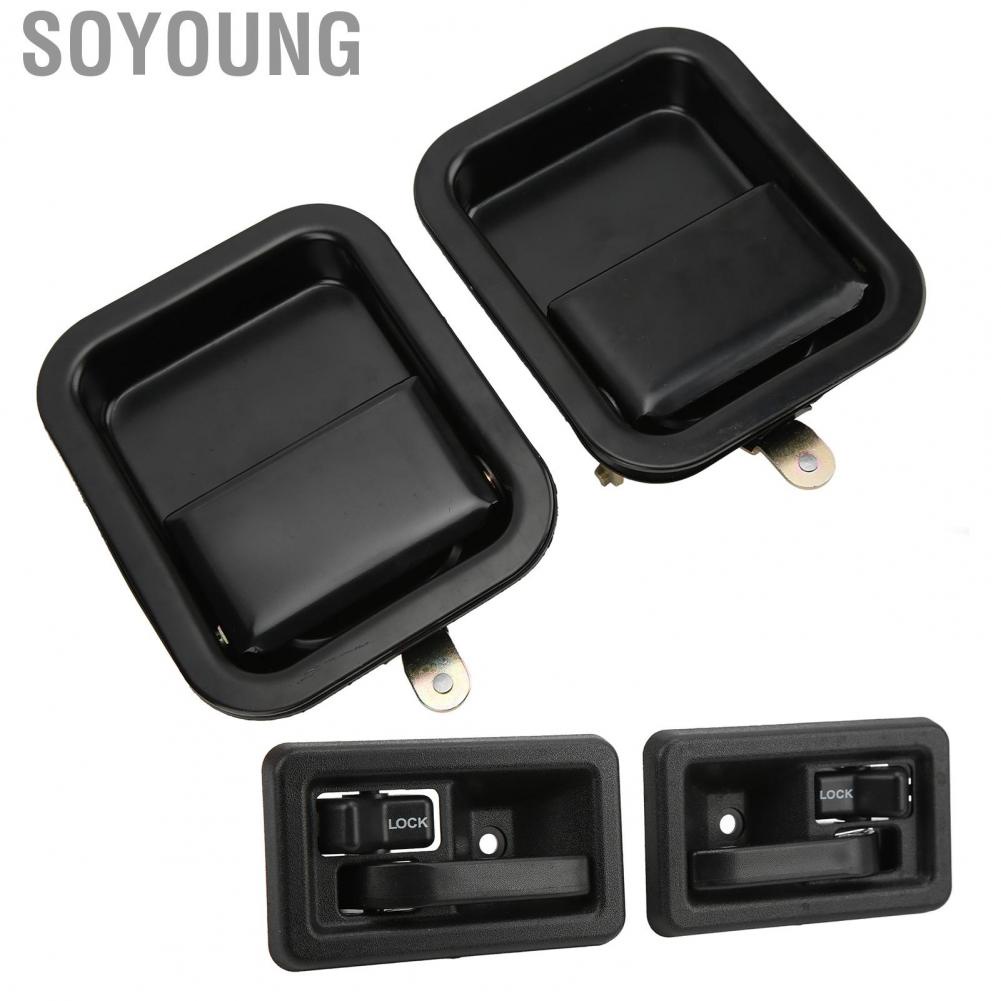 Soyoung Exterior Interior Door Handles CH1352106 Black  Fading  Aluminum Alloy for Car