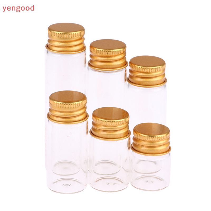 Set 10 Lọ Thủy Tinh Đựng Điều Ước 5 / 7 / 10 / 14 / 18 / 20ML Tiện Dụng