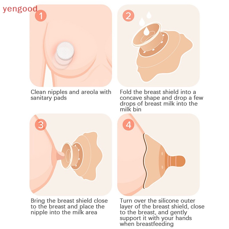 Miếng Silicone Hai Lớp Bảo Vệ Ti Giả Cho Mẹ Chăm Sóc Bé