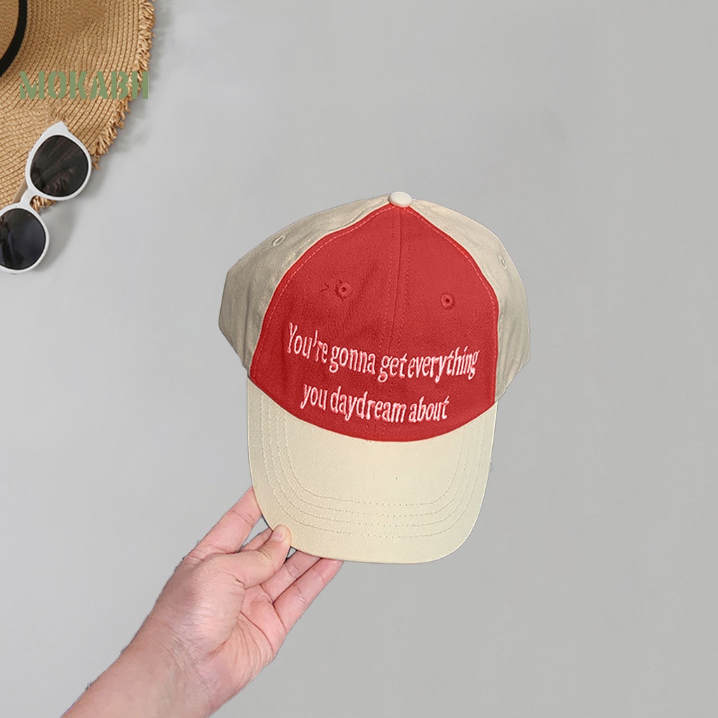 Mũ Lưỡi Trai Có Khóa Điều Chỉnh Được In Chữ Phong Cách Hiphop Thời Trang Cho Nữ