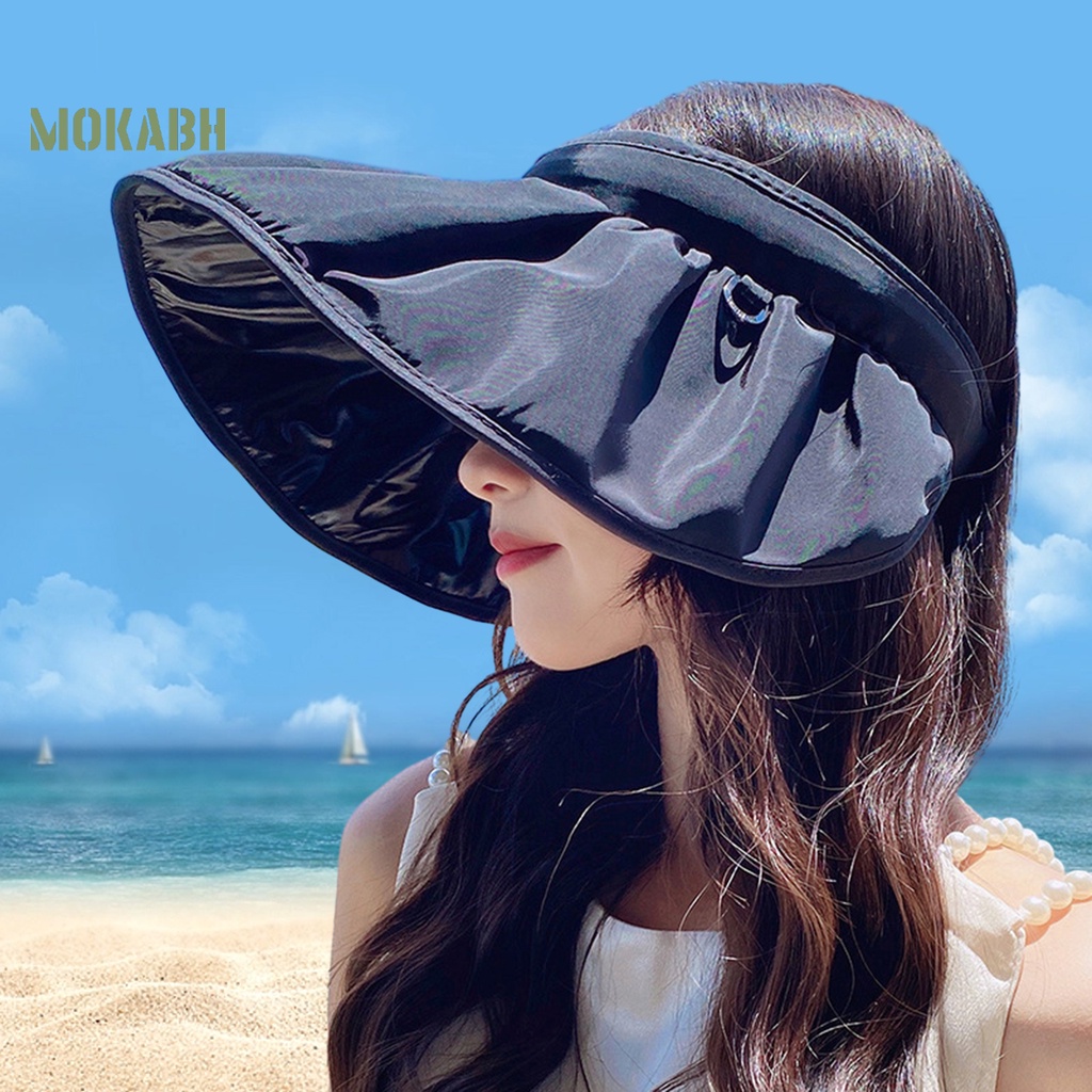 Nón Rộng Vành Thoáng Khí Chống Tia UV Màu Sắc Thời Trang Đi Biển Mùa Hè Cho Nữ