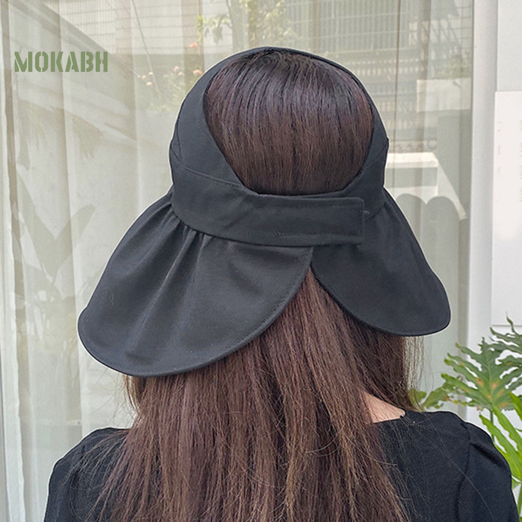 Mũ Chống Nắng Đi Biển Thoáng Khí Màu Sắc Trơn Dành Cho Nữ