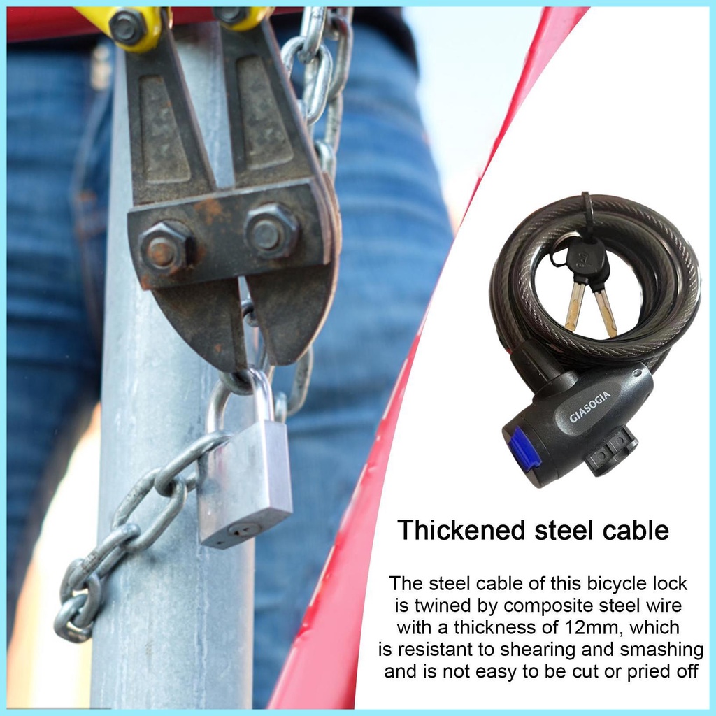 Khóa Xe Đạp 4 Số Chống Trộm Chịu Lực Cao