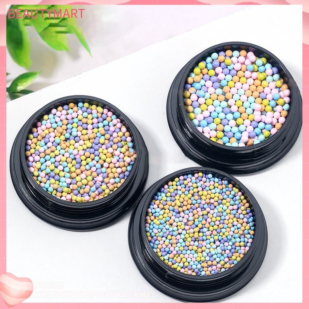 1 Hộp Hạt Hợp Kim 3D Nhiều Màu Sắc Dùng Trang Trí Móng Tay Nghệ Thuật