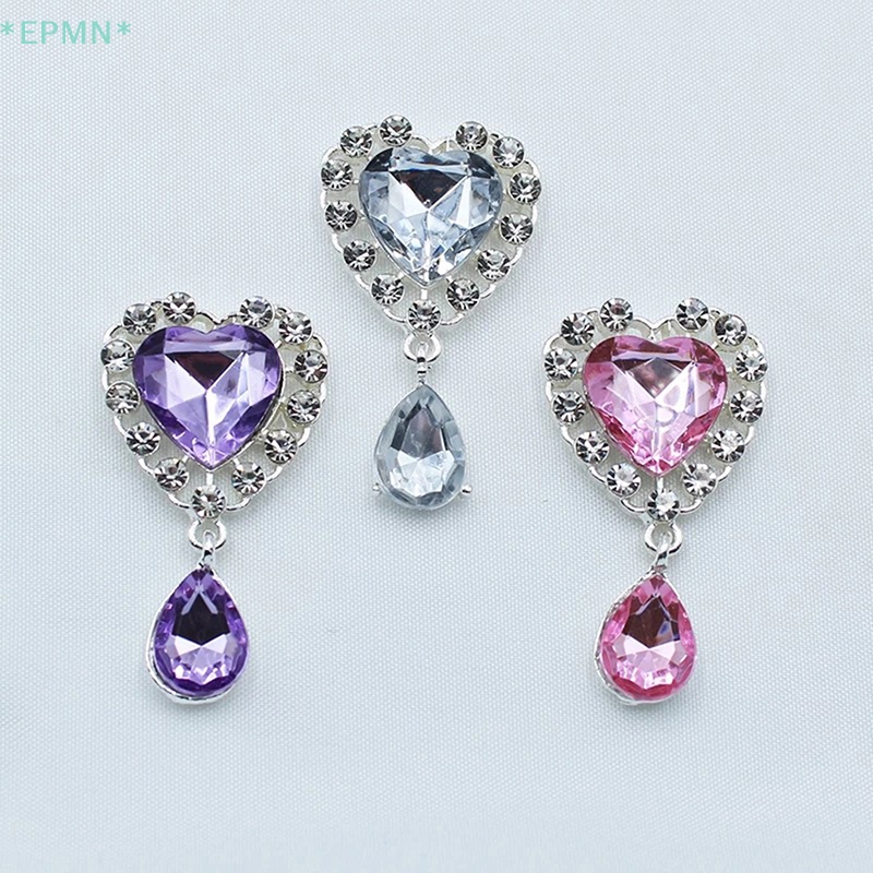 Ghim Cài Áo Hình Trái Tim 25X45MM Bằng Kim Loại Thời Trang Mới