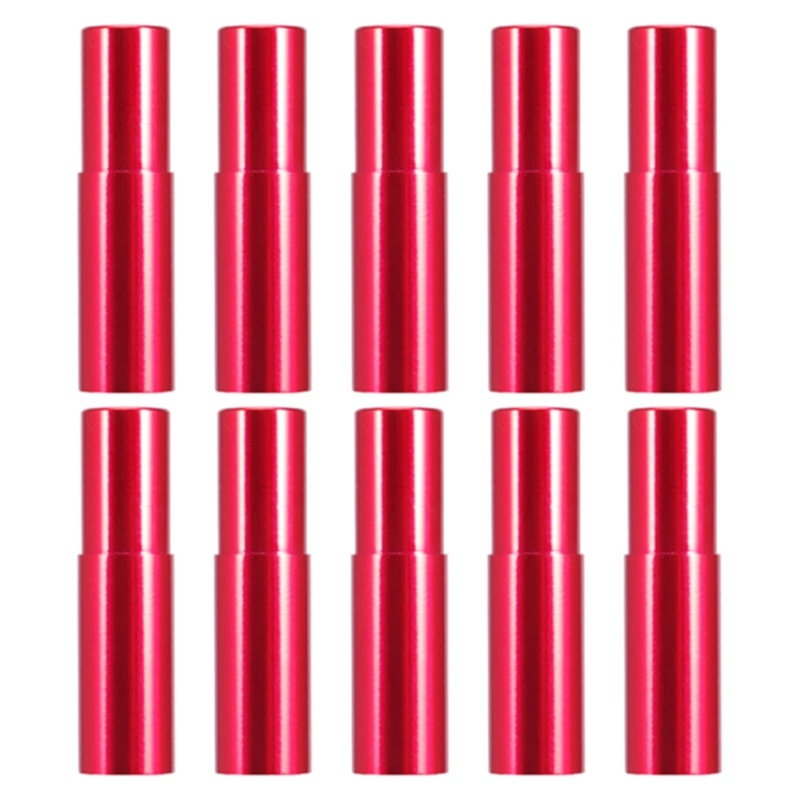 QQ Set 10 Đầu Bọc Dây Cáp Xe Đạp Bằng Hợp Kim Nhôm Nhiều Màu