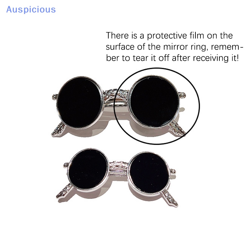 Kẹp Tóc Hình Mắt Kính Bằng Kim Loại Sáng Tạo Cho Nữ