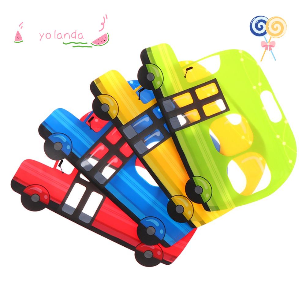 Bộ 10 Túi Đựng Kẹo Bánh Họa Tiết Hoạt Hình Xe Hơi Dễ Thương