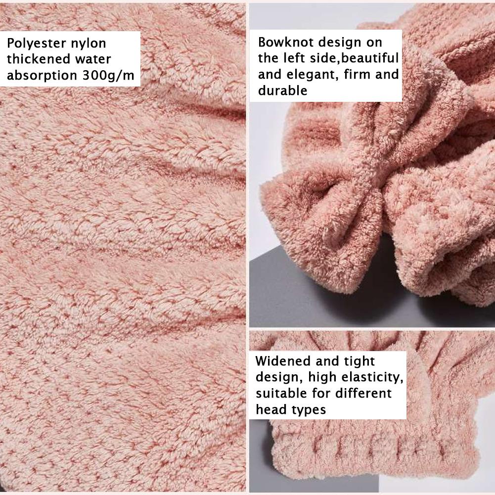 Mũ Trùm Đầu Làm Khô Tóc Nhanh Phong Cách Mới Cho Nữ O9C8