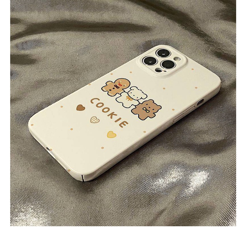 Ốp Điện Thoại Dẻo Họa Tiết Ba Con Vật Đơn Giản Chống Sốc Cho iphone 14 13 12 11 pro max 7 8 plus x xs xr xsmax