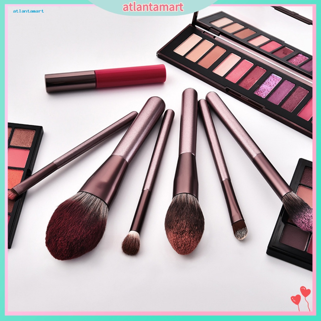 Túi Đựng Đồ Dùng Cao Cấp Tiện Dụng| Set 12 Cọ Trang Điểm Tay Cầm Bằng Gỗ Cho Nữ