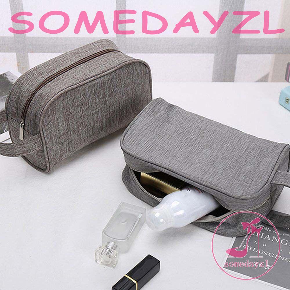 Túi Đựng Mỹ Phẩm Cỡ Lớn Bằng Nylon Chống Thấm Nước Phong Cách Retro Thời Trang