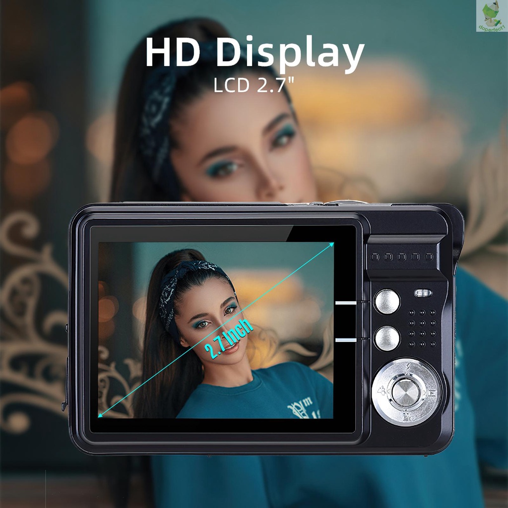 Portable 720P Digital Camera Video Camcorder 18MP Photo 8X Zoom Anti-shake 2.7 Inch Large TFT Screen Built-in Lithium Ba   Came-6.5