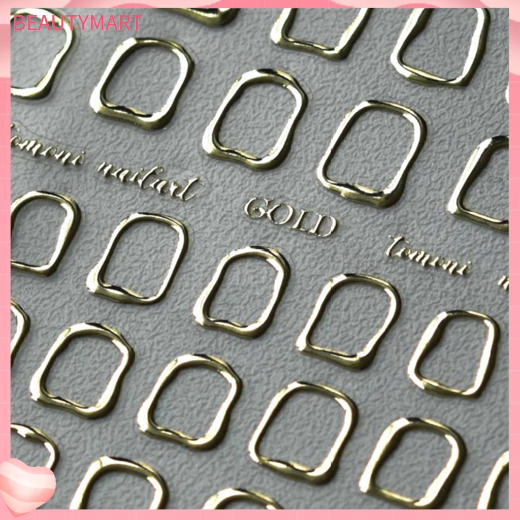 Miếng Dán Trang Trí Móng Tay Sáng Bóng Chống Thấm Nước Dành Cho Nữ