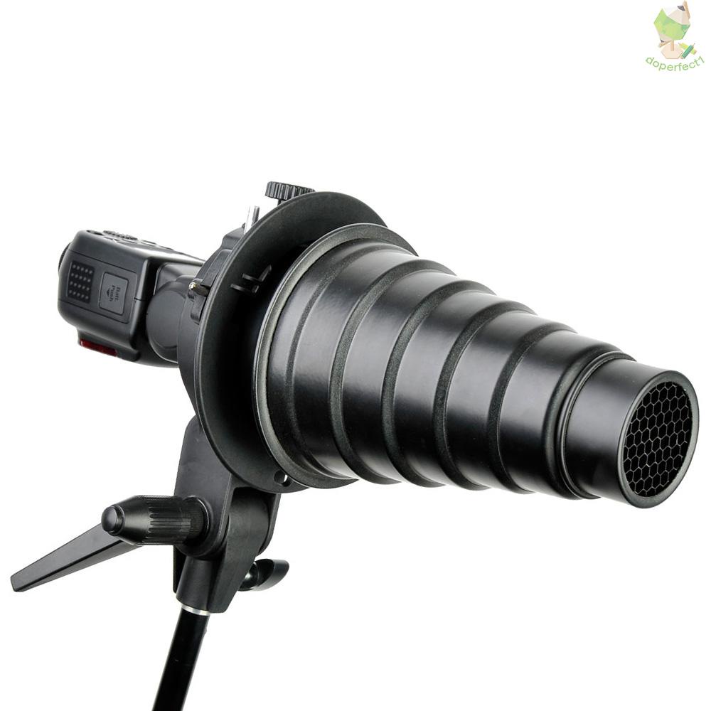 S-Type Bracket Bowens Mount Holder for Speedlite Flash Snoot Softbox   Came-6.5