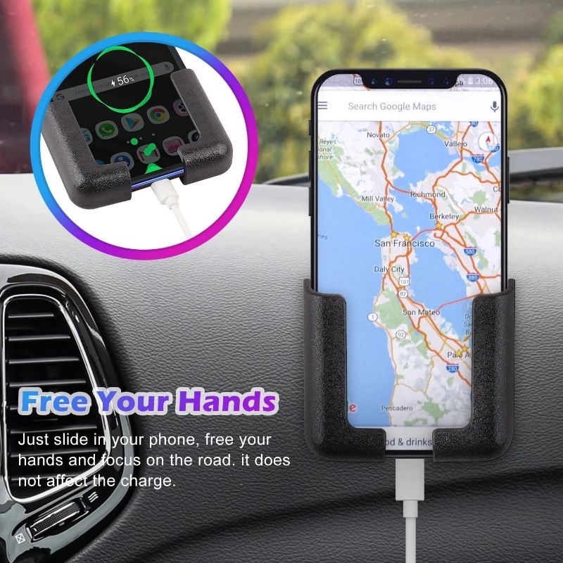 Giá Đỡ Điện Thoại / Thiết Bị Định Vị GPS Gắn Bảng Điều Khiển Xe Hơi Tiện Dụng