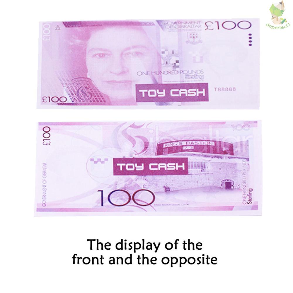Realistic Fake Play Money Photography Pounds Euro Notes Training Collect Learning Banknote Double-Sided Printing Atmosph   Came-6.5