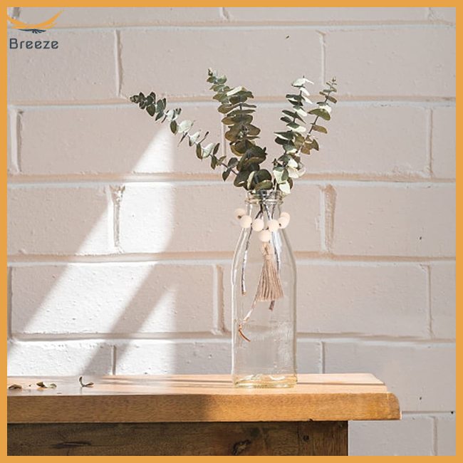 Set 12 Vòng Giữ Khăn Ăn Bằng Hạt Gỗ Tự Nhiên Kèm Tua Rua Để Bàn Trang Trí Nhà Cửa / Tiệc Cưới / Giáng