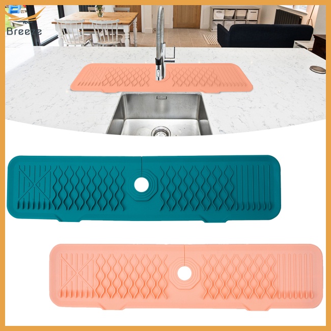 Thảm Silicone Bảo Vệ Đầu Vòi Nước Chống Văng Nhỏ Giọt Cho Nhà Bếp Nhà Tắm