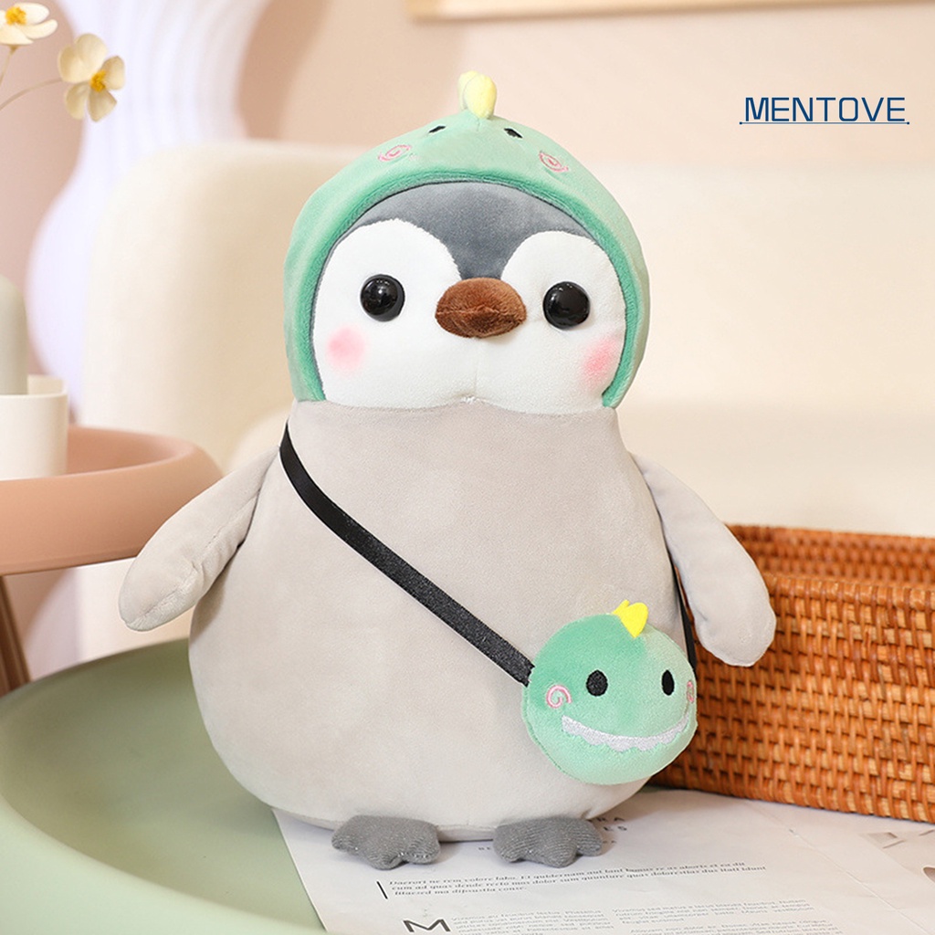 [MT] Chim Cánh Cụt Nhồi Bông Hoạt Hình Biểu Tượng Cảm Xúc Sống Động Siêu Mềm PP Cotton Làm Quà Tặng Sinh Nhật