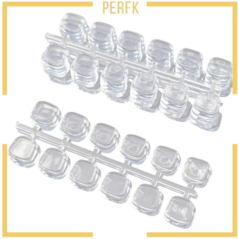 Khay Trưng Bày Móng Tay Giả Hình Vuông Nhiều Màu Sắc